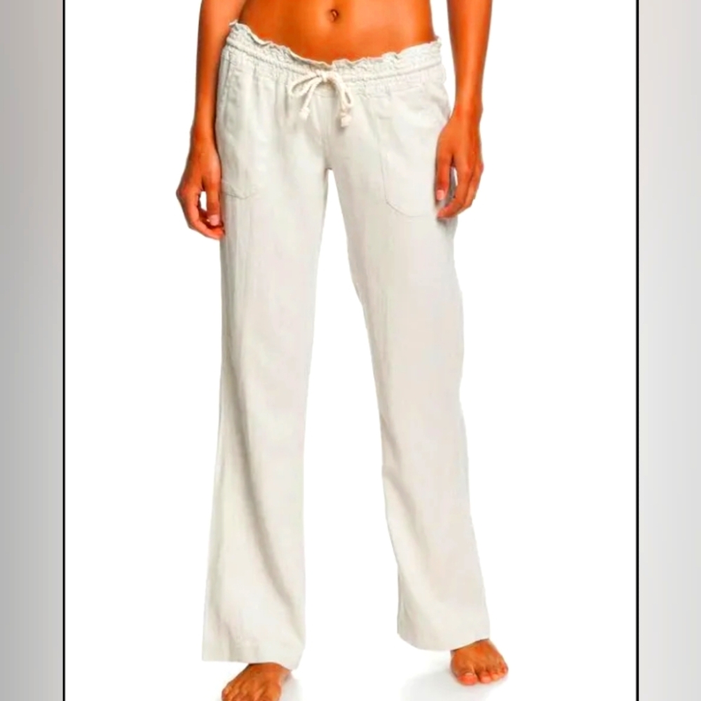 Roxy Cream Ocean Side Pants